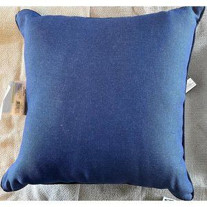 Outdoor Throw Pillow Square - Blue/White - Threshold